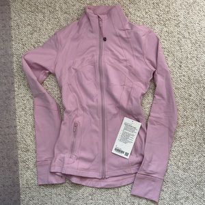 Lululemon define jacket in pink peony